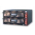 FORNO ELETTRICO PER PIZZA MM 1370x1210x750H 2 CAMERE RUSTICO INTERAMENTE IN REFRATTARIO
